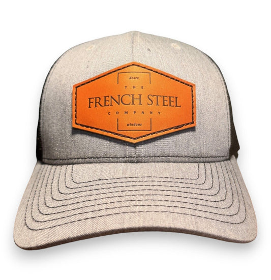 Grey/Black French Steel Trucker Hat